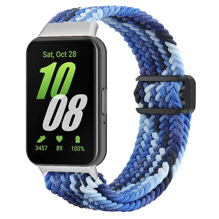 Magnetic Nylon Braided Watch Band For Samsung Galaxy Fit 3