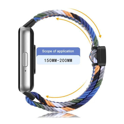 Magnetic Nylon Braided Watch Band For Samsung Galaxy Fit 3