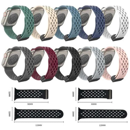 Xdfind Silicone Magnetic Clasp Apple Watch Band 38-49mm | Syndmart