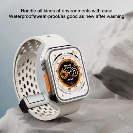 Xdfind Silicone Magnetic Clasp Apple Watch Band 38-49mm | Syndmart