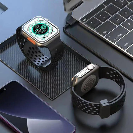 Xdfind Silicone Magnetic Clasp Apple Watch Band 38-49mm | Syndmart