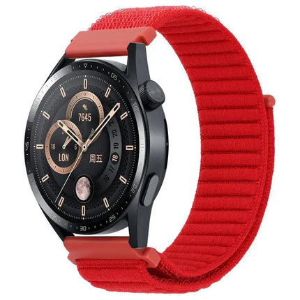 Xdfind Nylon Wave Texture Hook And Loop Watch Band 20mm 22mm