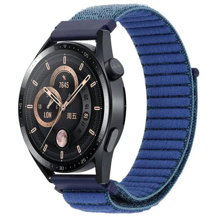 Xdfind Nylon Wave Texture Hook And Loop Watch Band 20mm 22mm