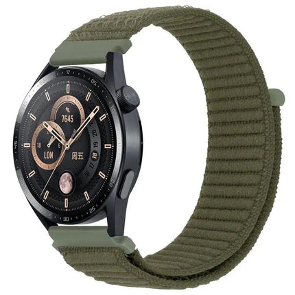 Xdfind Nylon Wave Texture Hook And Loop Watch Band 20mm 22mm