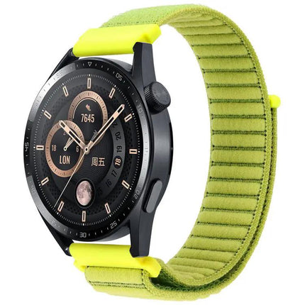 Xdfind Nylon Wave Texture Hook And Loop Watch Band 20mm 22mm