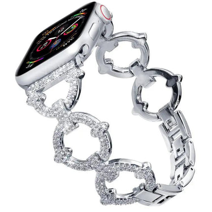 xDfind O-Ring Diamond Metal Band for Apple Watch (38-49mm) | Syndmart