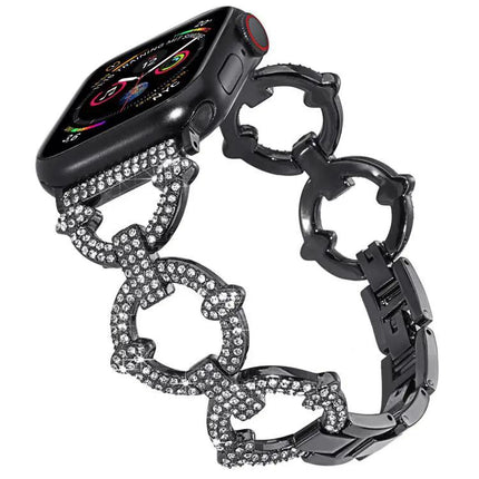 xDfind O-Ring Diamond Metal Band for Apple Watch (38-49mm) | Syndmart