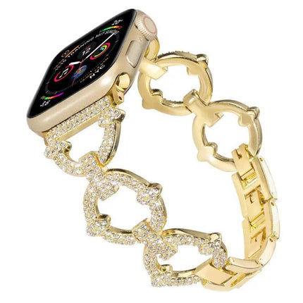 xDfind O-Ring Diamond Metal Band for Apple Watch (38-49mm) | Syndmart