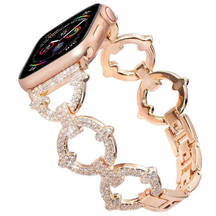 xDfind O-Ring Diamond Metal Band for Apple Watch (38-49mm) | Syndmart