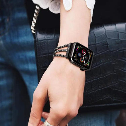 XDFind Metal Diamond Watch Band For Apple Watch 38-49mm | Syndmart