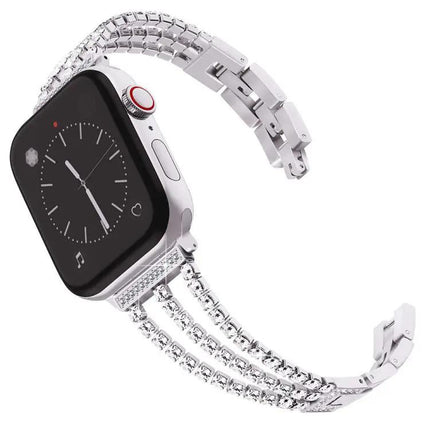 XDFind Metal Diamond Watch Band For Apple Watch 38-49mm | Syndmart
