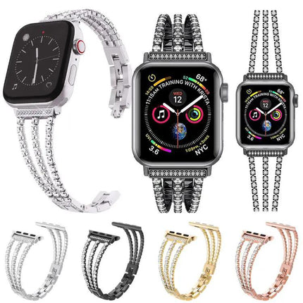 XDFind Metal Diamond Watch Band For Apple Watch 38-49mm | Syndmart