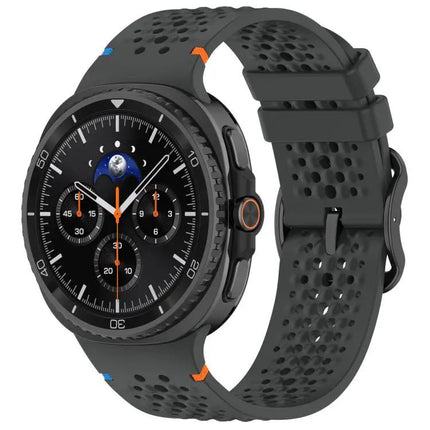 Galaxy Watch Silicone Band Black Honeycomb 9/8/8 Classic