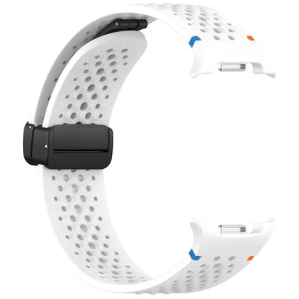 Black Magnetic Silicone Honeycomb Band for Galaxy Watch 9/8 | Syndmart