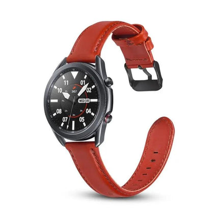 Leather Replacement Strap for Samsung Galaxy Watch 41/45mm