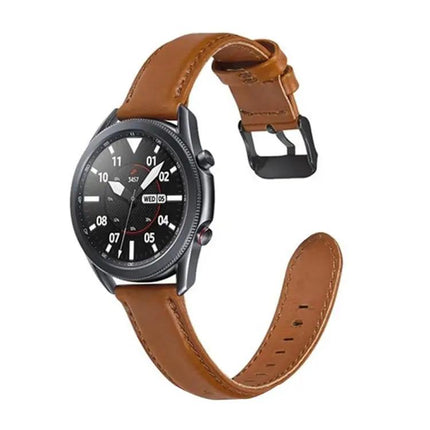 Leather Replacement Strap for Samsung Galaxy Watch 41/45mm