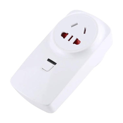 Wireless Remote Control Socket for Home Device Management – white wireless remote socket for controlling lights and appliances from a distance