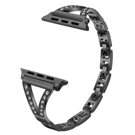 Xdfind Herringbone Steel Watch Band for Apple Watch 38-49mm | Syndmart