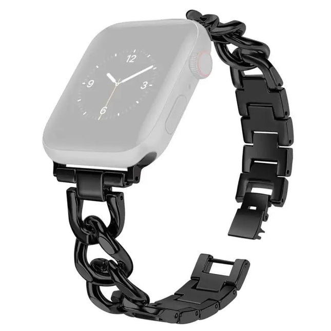 Xdfind Double Circle Metal Strap for Apple Watch 38-49mm | Syndmart