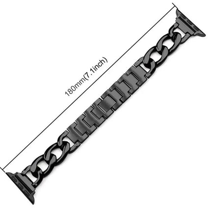 Xdfind Double Circle Metal Strap for Apple Watch 38-49mm | Syndmart