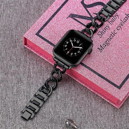 Xdfind Double Circle Metal Strap for Apple Watch 38-49mm | Syndmart