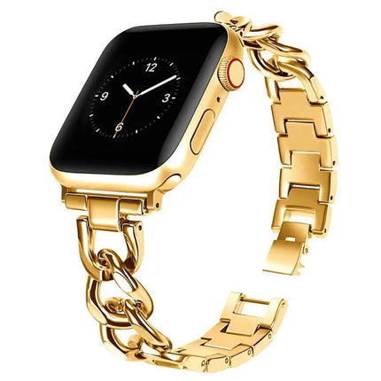 Xdfind Double Circle Metal Strap for Apple Watch 38-49mm | Syndmart