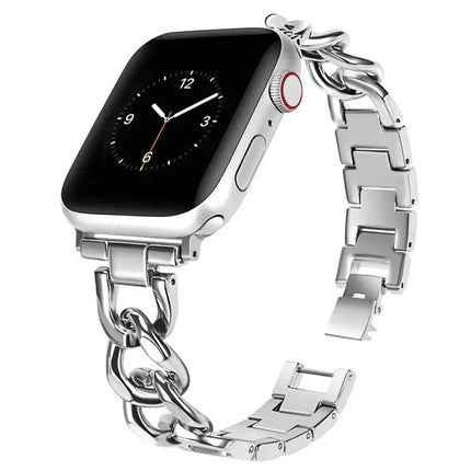 Xdfind Double Circle Metal Strap for Apple Watch 38-49mm | Syndmart
