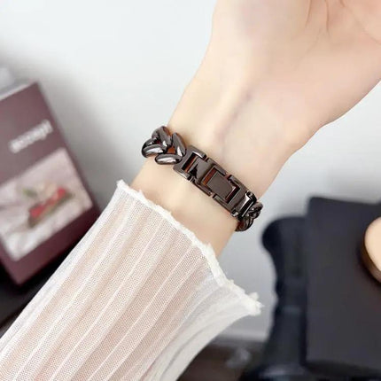 Xdfind V-Shaped Metal Watch Band For Apple Watch 38-49mm | Syndmart