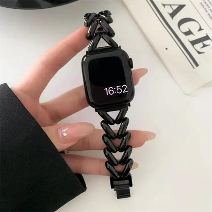 Xdfind V-Shaped Metal Watch Band For Apple Watch 38-49mm | Syndmart