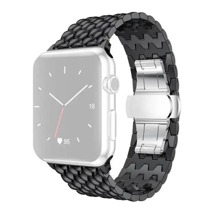 Dragon Texture Metal Apple Watch Band Compatible 38-49mm | Syndmart
