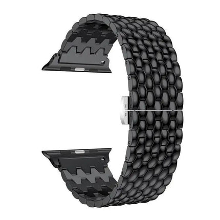 Dragon Texture Metal Apple Watch Band Compatible 38-49mm | Syndmart