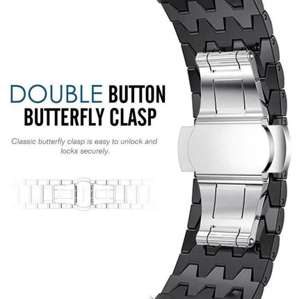 Dragon Texture Metal Apple Watch Band Compatible 38-49mm | Syndmart