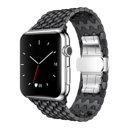 Dragon Texture Metal Apple Watch Band Compatible 38-49mm | Syndmart