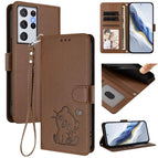 For Samsung Galaxy S21 Ultra 5G / Brown