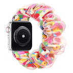 For Apple Watch 42 / 44 / 45 / 46 / 49mm / Red Flower