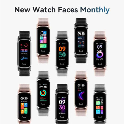 GL1 Fitness Tracker With Heart Rate Monitor And 0.96 Inch Display