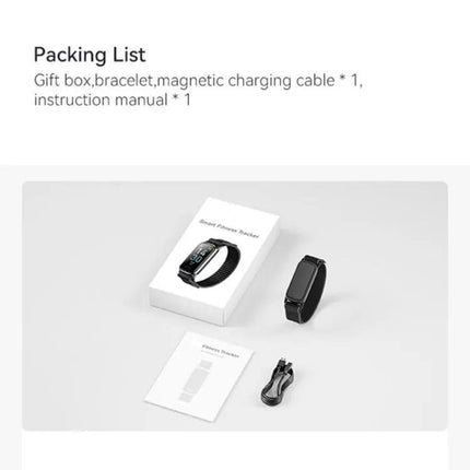GL1 Fitness Tracker With Heart Rate Monitor And 0.96 Inch Display