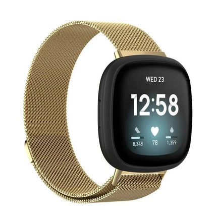Fitbit Versa 3 Magnetic Milanese Replacement Strap Large