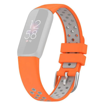 Xdfind Two-Tone Breathable Silicone Band For Fitbit Luxe