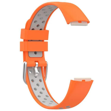 Xdfind Two-Tone Breathable Silicone Band For Fitbit Luxe