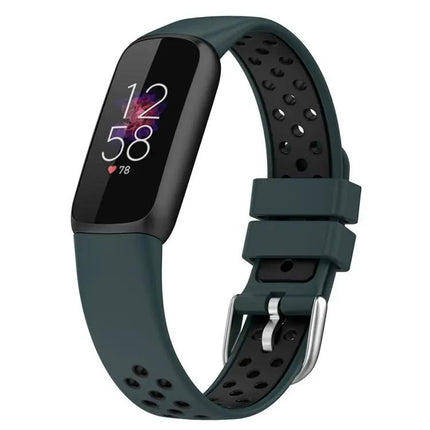 Xdfind Two-Tone Breathable Silicone Band For Fitbit Luxe