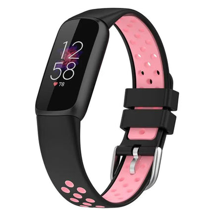 Xdfind Two-Tone Breathable Silicone Band For Fitbit Luxe