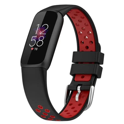 Xdfind Two-Tone Breathable Silicone Band For Fitbit Luxe