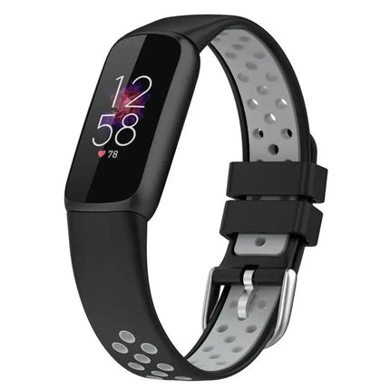 Xdfind Two-Tone Breathable Silicone Band For Fitbit Luxe