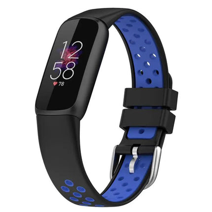 Xdfind Two-Tone Breathable Silicone Band For Fitbit Luxe