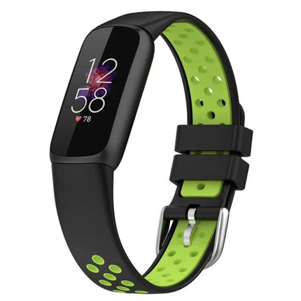 Xdfind Two-Tone Breathable Silicone Band For Fitbit Luxe