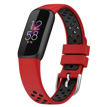 Xdfind Two-Tone Breathable Silicone Band For Fitbit Luxe