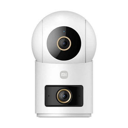 Xiaomi Mijia Dual Lens Smart Camera for Comprehensive Home Monitoring - white dual-lens camera with 360° rotation, clear footage and mobile alerts