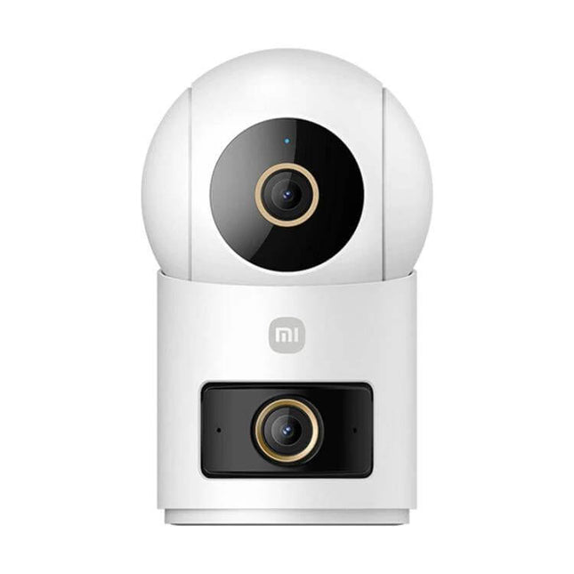 Xiaomi Mijia Dual Lens Smart Camera for Comprehensive Home Monitoring - white dual-lens camera with 360° rotation, clear footage and mobile alerts