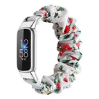 S / White Background Red Flowers